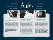 Tablet Screenshot of ansleyeventdesign.com